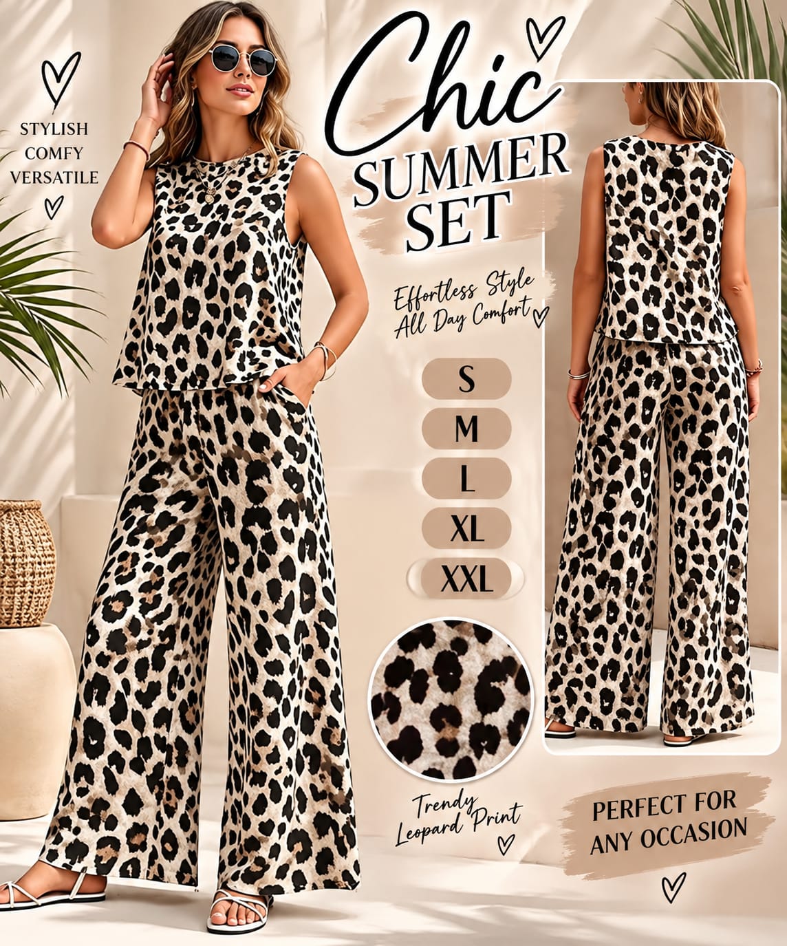 Chic Summer Set Leopard