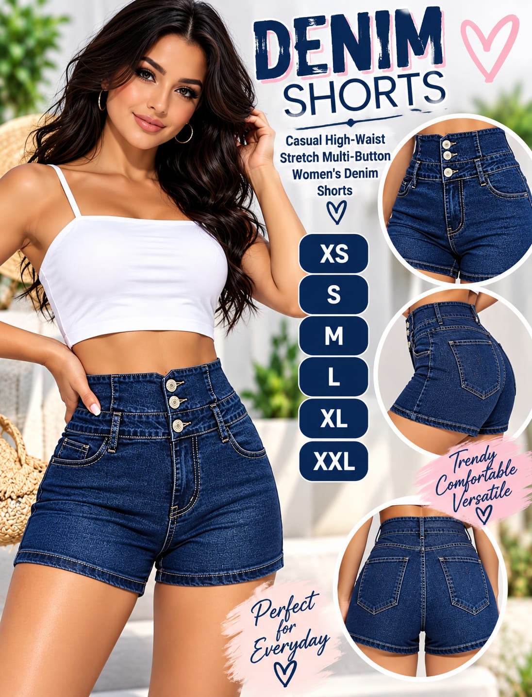 Blue Denim shorts