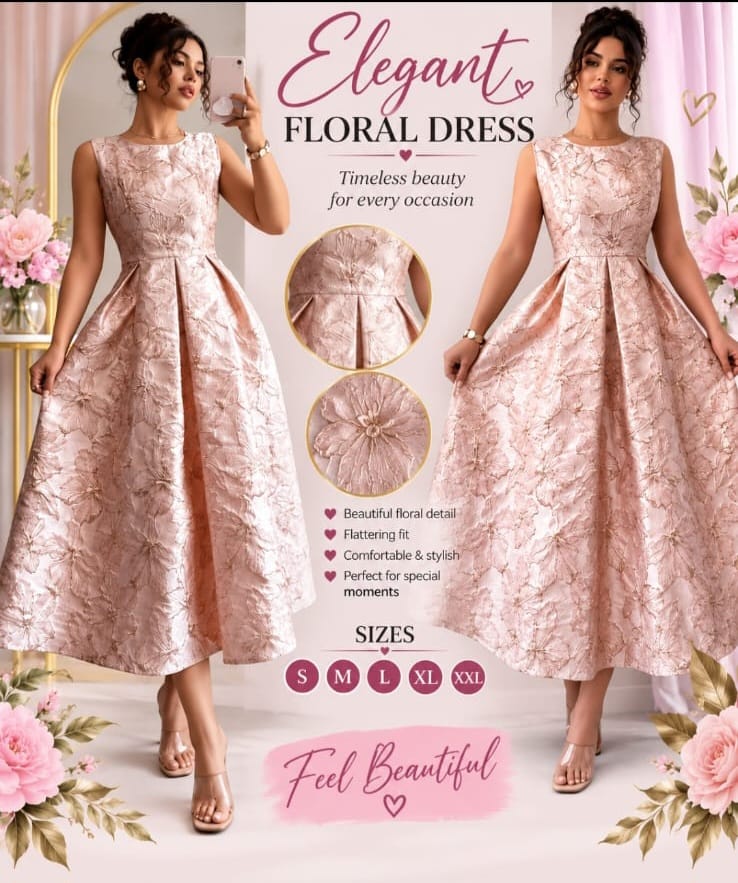 Elegant Floral Dress