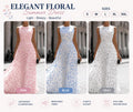 Elegant Floral Summer Dress