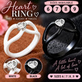 Heart shaped Ceramic Ring