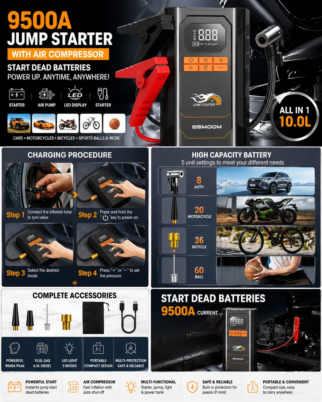 Jump Starter 9500A