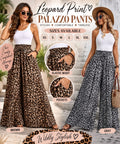Leopard Print Palazzo Pants