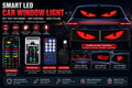 Smart LED Car Window light with Remote
