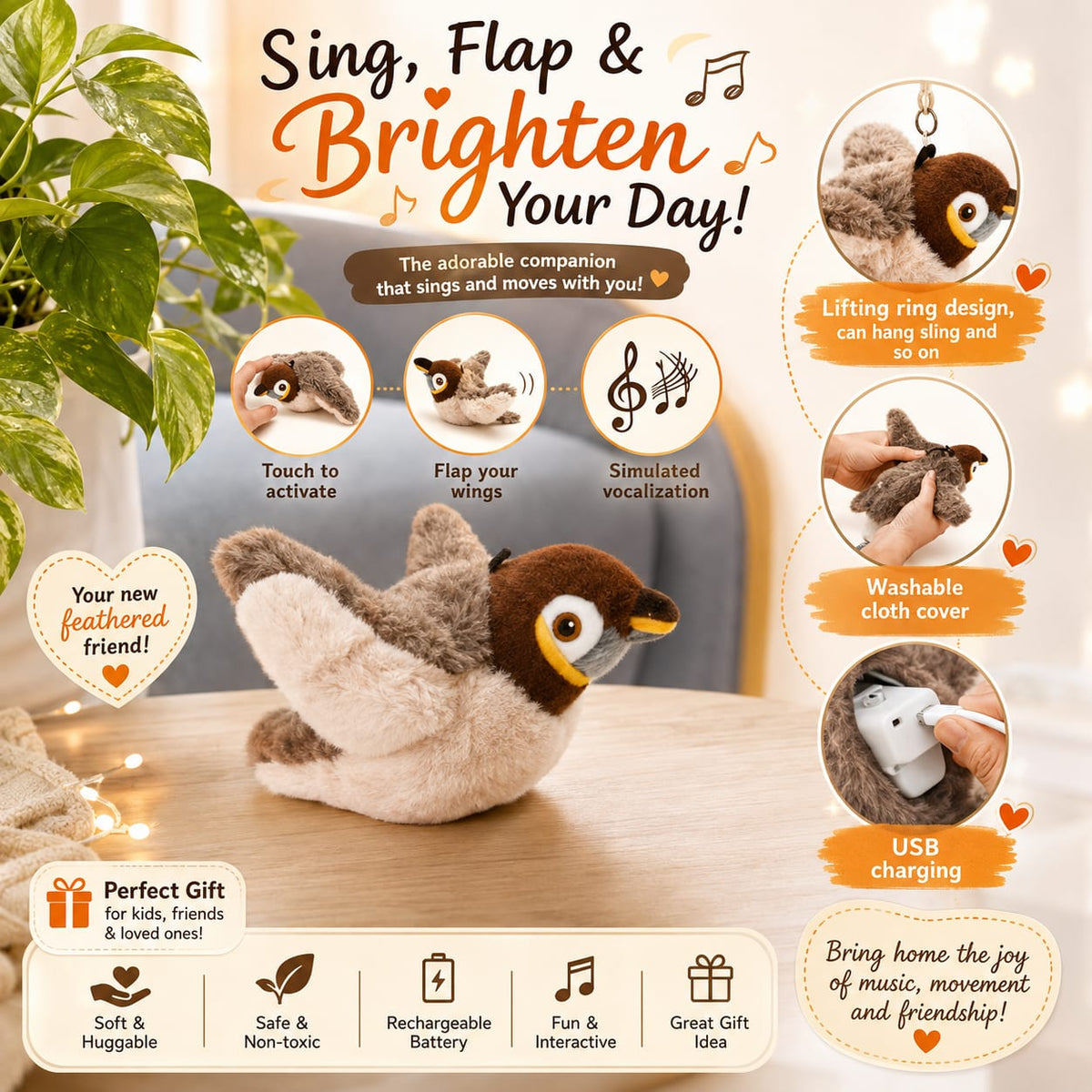 Soft Toy Bird