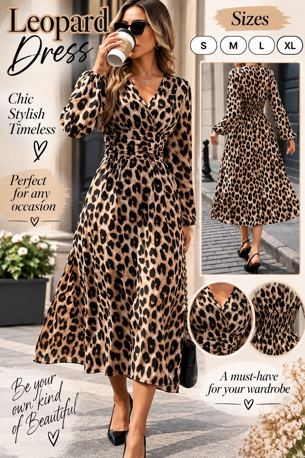 Stylish Leopard Dress