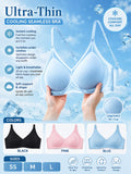 Ultra-Thin Cooling Seamless Bra