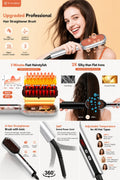 Upgraded Professional Straightener Hair Brush